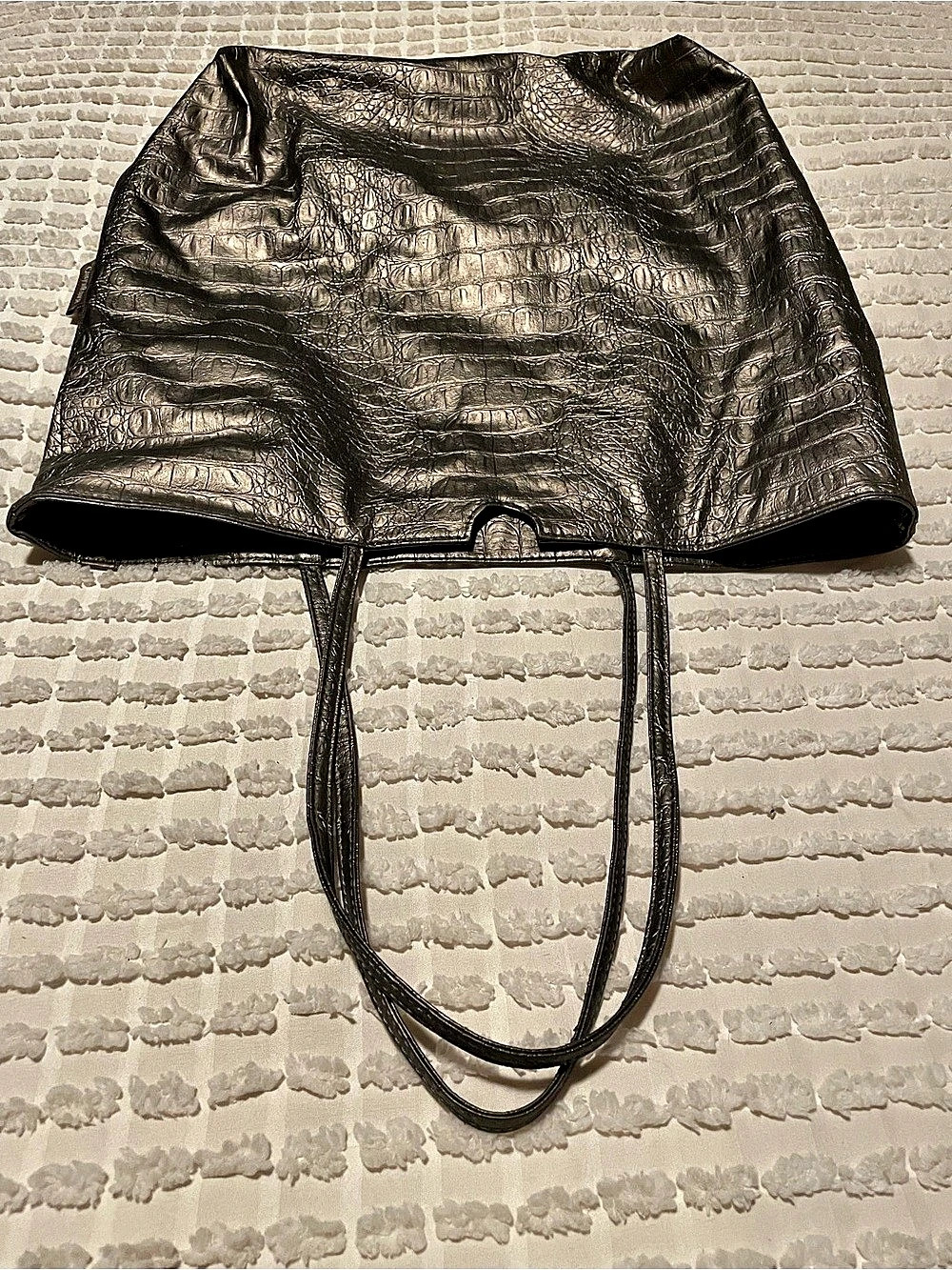 Canyon Ranch Croc-Embossed Medium Tote - Picture 3 of 5